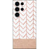 Rose Gold Herringbone Galaxy Skins